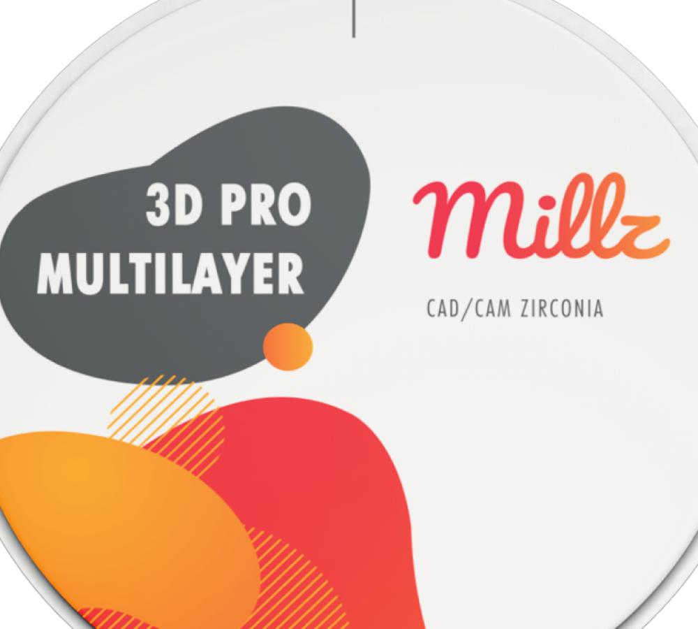 Millz 3DML — многослойный диоксид циркония